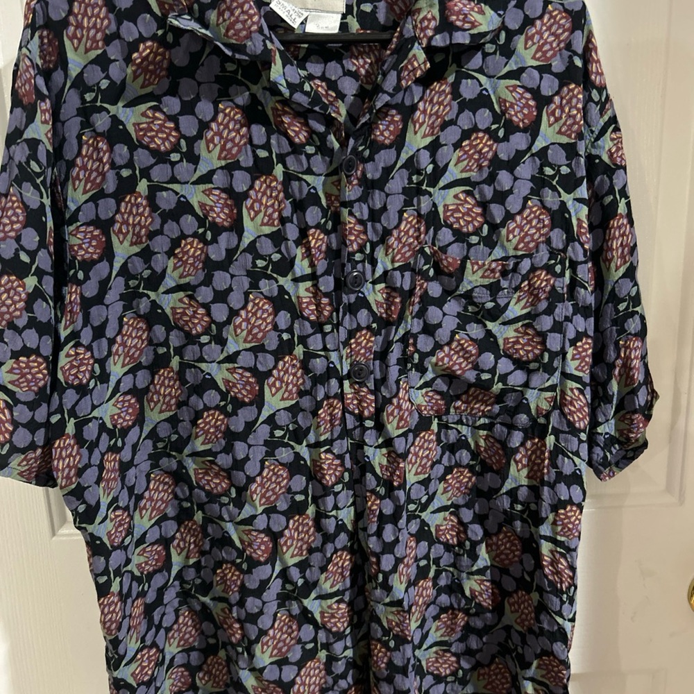 Flax Multicolor Floral Blouse